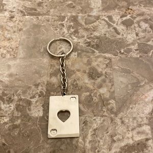 New - Nine & Company Heart Keychain